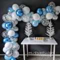 Navidad Blancanieves Blancas Blue Blue Purple Balloon Arch Kit